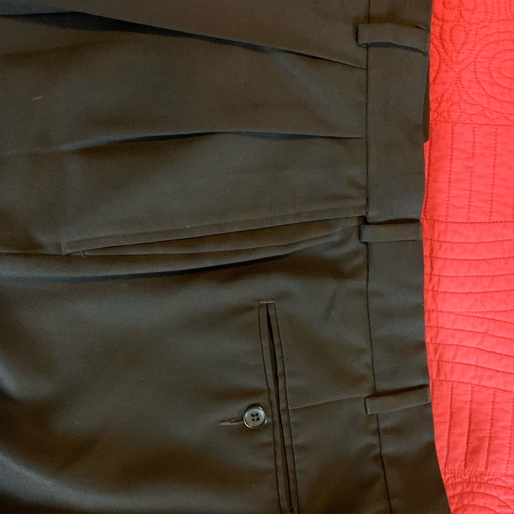 Mens Dark Olive Slacks 34 x 32